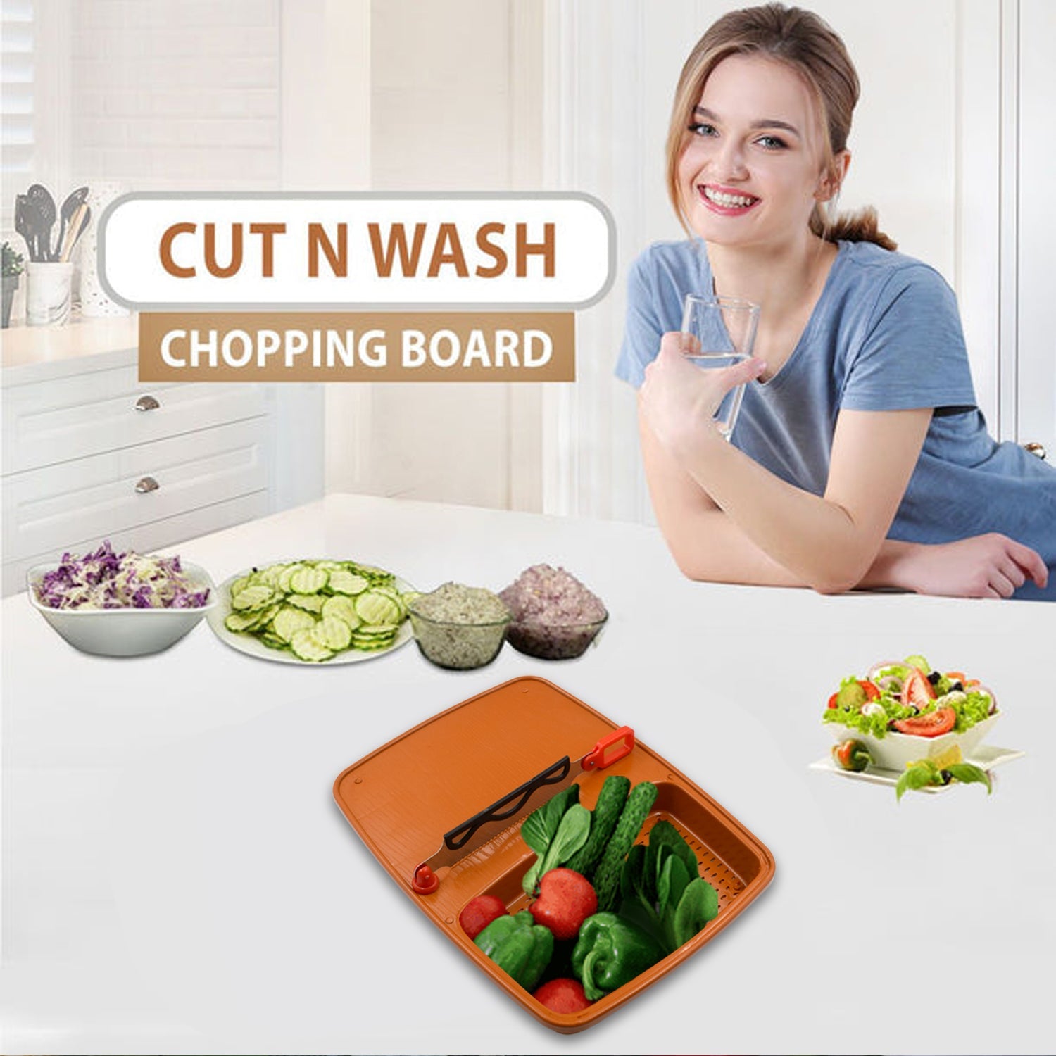 2687 Cut N Wash Box and tray used in all kinds of household kitchen purposes for cutting and washing within of fruits and vegetables. 2687 Cut N Wash Box and tray used in all kinds of household kitchen purposes for cutting and washing within of fruits and vegetables.